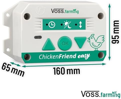 VOSS.farming ChickenFriend Easy: Automatische Hühnertür für den Stall – Smart & Praktisch!