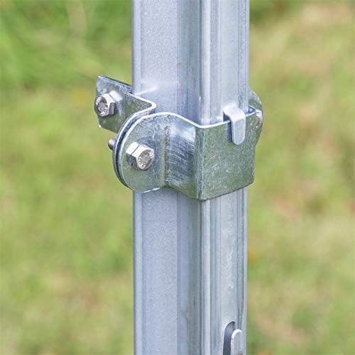 VOSS.farming Z-Profil Pfosten 2m verzinkt – Ideal für Forstzaun und Wildzaun Schutz