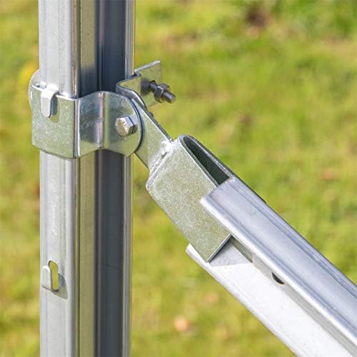 VOSS.farming Z-Profil Pfosten 2m verzinkt – Ideal für Forstzaun und Wildzaun Schutz