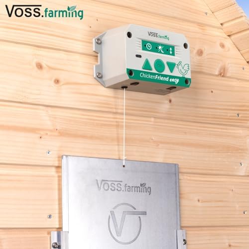 VOSS.farming ChickenFriend Easy: Automatische Hühnertür für den Stall – Smart & Praktisch!