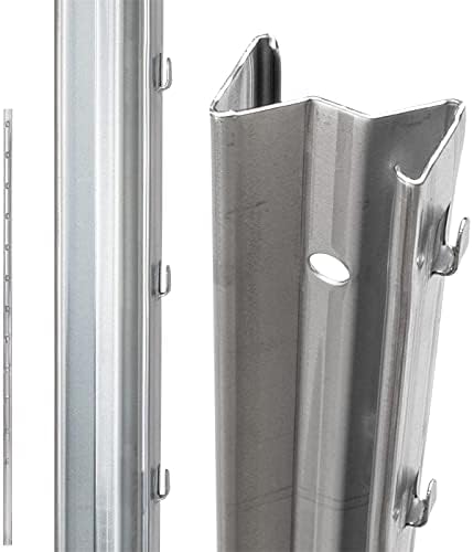 VOSS.farming Z-Profil Pfosten 2m verzinkt – Ideal für Forstzaun und Wildzaun Schutz