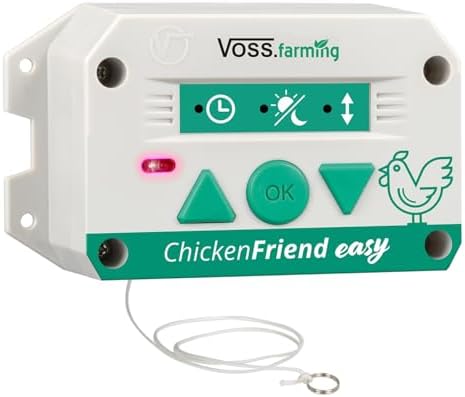 VOSS.farming ChickenFriend Easy: Automatische Hühnertür für den Stall – Smart & Praktisch!