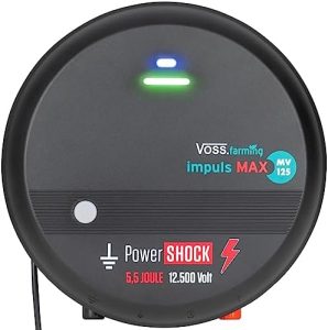 VOSS.farming Impuls MAX MV125 - 230V Weidezaungerät bis 12,5 kV für Rinder, Ziegen & Schafe