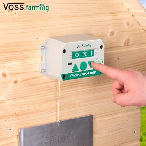 VOSS.farming ChickenFriend Easy: Automatische Hühnertür für den Stall – Smart & Praktisch!