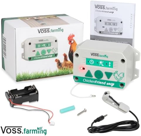 VOSS.farming ChickenFriend Easy: Automatische Hühnertür für den Stall – Smart & Praktisch!