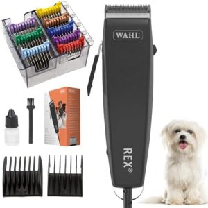 Agrarzone Wahl Rex Hunde Schermaschine - Leise & sanft für mittelgroße Hunde & Katzen - Perfekt für nervöse Tiere