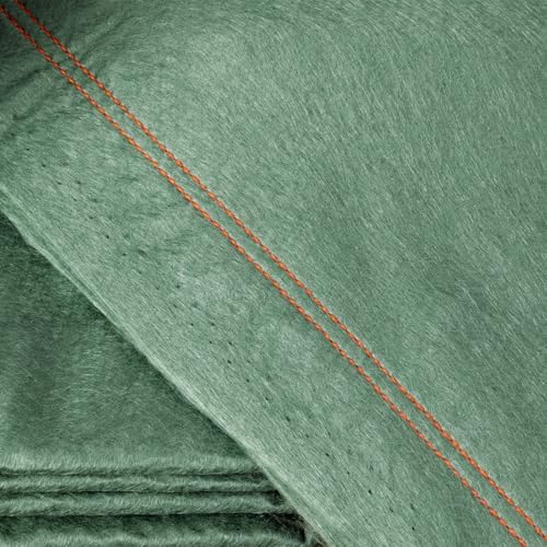 VOSS.farming Heuvlies 9,8 x 6m - Idealer Strohvlies Schutz für Rundballen, 140g/m² Qualität