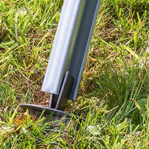 VOSS.farming Z-Profil Pfosten 2m verzinkt – Ideal für Forstzaun und Wildzaun Schutz