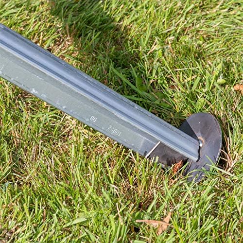 VOSS.farming Z-Profil Pfosten 2m verzinkt – Ideal für Forstzaun und Wildzaun Schutz