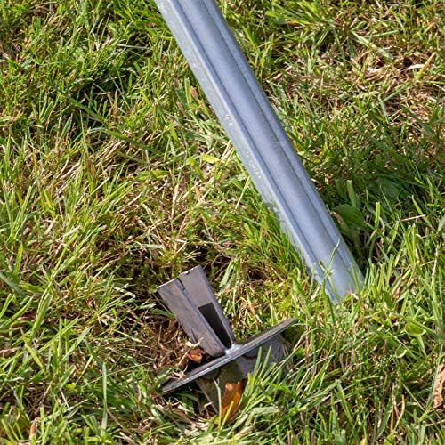 VOSS.farming Z-Profil Pfosten 2m verzinkt – Ideal für Forstzaun und Wildzaun Schutz